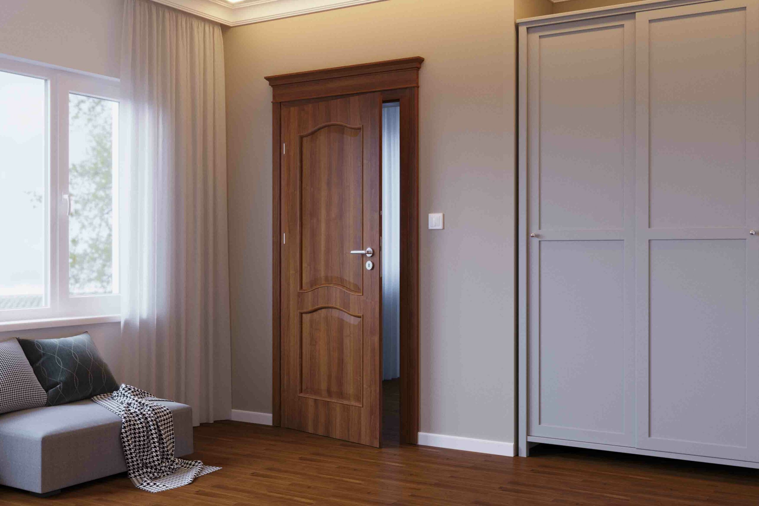 Klasické interiérové dvere s falcom - 76